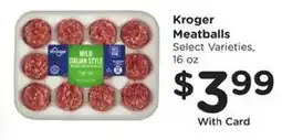 Kroger Kroger Meatballs offer