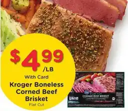 Kroger Kroger Boneless Corned Beef Brisket offer