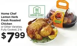 Kroger Home Chef Lemon Herb Fresh Roasted Chicken offer