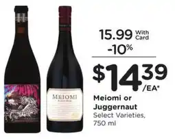 Kroger Meiomi or Juggernaut offer