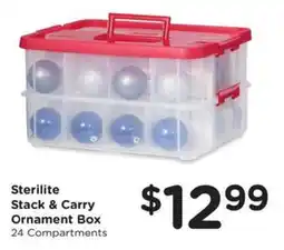 Kroger Sterilite Stack & Carry Ornament Box offer