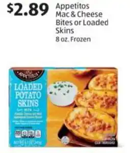 Aldi Appetitos Mac & Cheese Bites or Loaded Skins offer