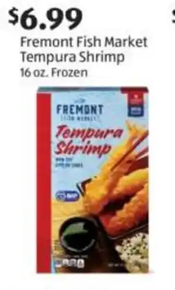 Aldi Fremont Fish Market Tempura Shrimp offer