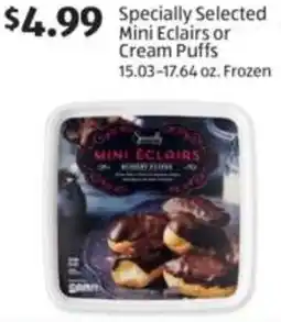 Aldi Specially Selected Mini Eclairs or Cream Puffs offer