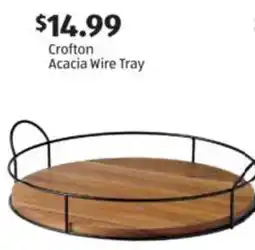 Aldi Crofton Acacia Wire Tray offer