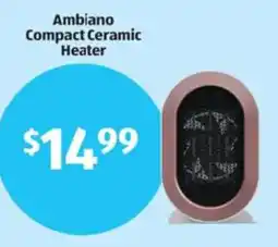 Aldi Ambiano Compact Ceramic Heater offer
