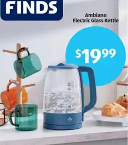 Aldi Ambiano Electric Glass Kettle offer