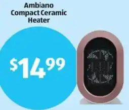 Aldi Ambiano Compact Ceramic Heater offer