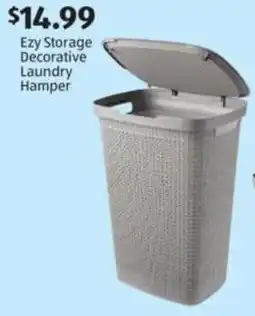 Aldi Ezy Storage Decorative Laundry Hamper offer