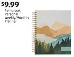Aldi Pembrook Personal Weekly/Monthly Planner offer