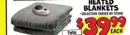 Ollie's BIDDEFORD TWIN HEATED BLANKETS offer