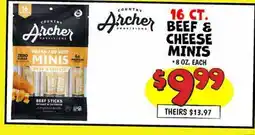Ollie's 16 CT. BEEF & CHEESE MINIS offer
