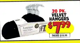 Ollie's 30 РК. VELVET HANGERS offer