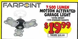 Ollie's MOTION ACTIVATED GARAGE LIGHT offer