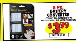 Ollie's 8 PK. Battery Converter offer