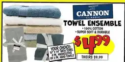 Ollie's TOWEL ENSEMBLE offer