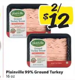 Winn Dixie Plainville 99% Ground Turkey offer