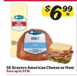 Winn Dixie SE Grocers American Cheese or Ham offer