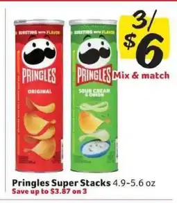 Winn Dixie Pringles Super Stacks offer