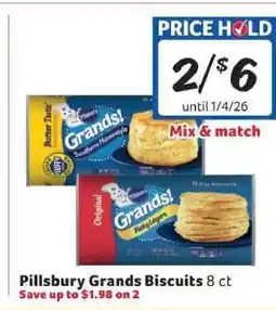 Winn Dixie Pillsbury Grands Biscuits offer