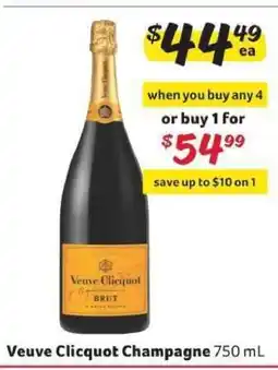 Winn Dixie Veuve Clicquot Champagne offer