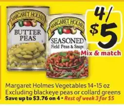 Winn Dixie Margaret Holmes Vegetables offer