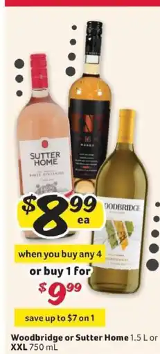 Winn Dixie Woodbridge or Sutter Home offer