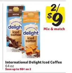 Winn Dixie International Delight Iced Coffee offer