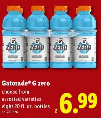 Lidl Gatorade G zero offer
