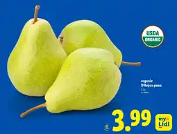 Lidl organic D'Anjou pears offer