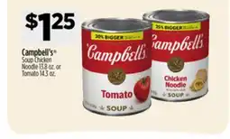 Dollar General Campbell's Soup Chicken Noodle 13.8 oz. or Tomato 14.3 oz offer