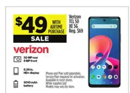 Dollar General TCL Verizon 50 XE 5G offer