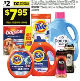 Dollar General Tide , Downy , Bounce offer