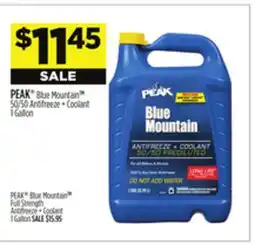 Dollar General PEAK Blue Mountain TM 50/50 Antifreeze + Coolant offer