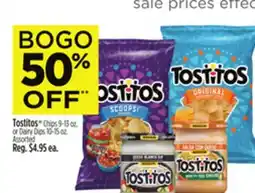 Dollar General Tostitos Chips 9-13 oz. or Dairy Dips 10-15 oz offer
