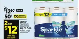 Dollar General Sparkle Paper Towels offer