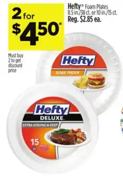 Dollar General Hefty Foam Plates offer