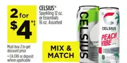 Dollar General CELSIUS Sparkling 12 oz. or Essentials 16 oz offer
