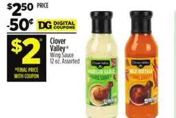 Dollar General Clover Valley Wing Sauce offer