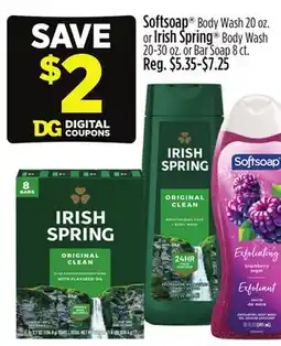 Dollar General Softsoap or Irish Spring offer