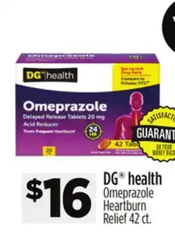 Dollar General DG health Omeprazole Heartburn Relief offer