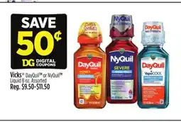 Dollar General Vicks DayQuil or NyQuil Liquid offer