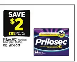 Dollar General Prilosec OTC Heartburn Relief Tablets offer