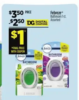 Dollar General Febreze Bathroom offer