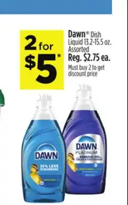 Dollar General Dawn Dish Liquid offer