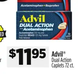 Dollar General Advil Dual Action Caplets offer