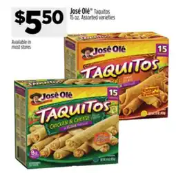 Dollar General José Olé Taquitos offer