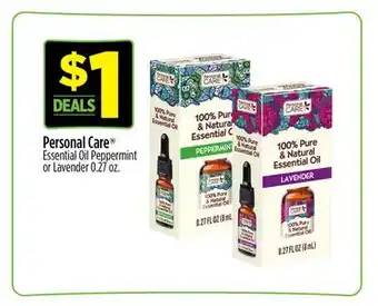 Dollar General Personal Care Essential Oil Peppermint or Lavender offer