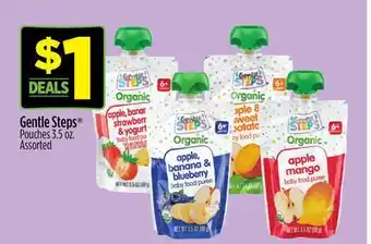 Dollar General Gentle Steps Pouches offer