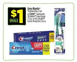 Dollar General Guru Nanda or Crest offer
